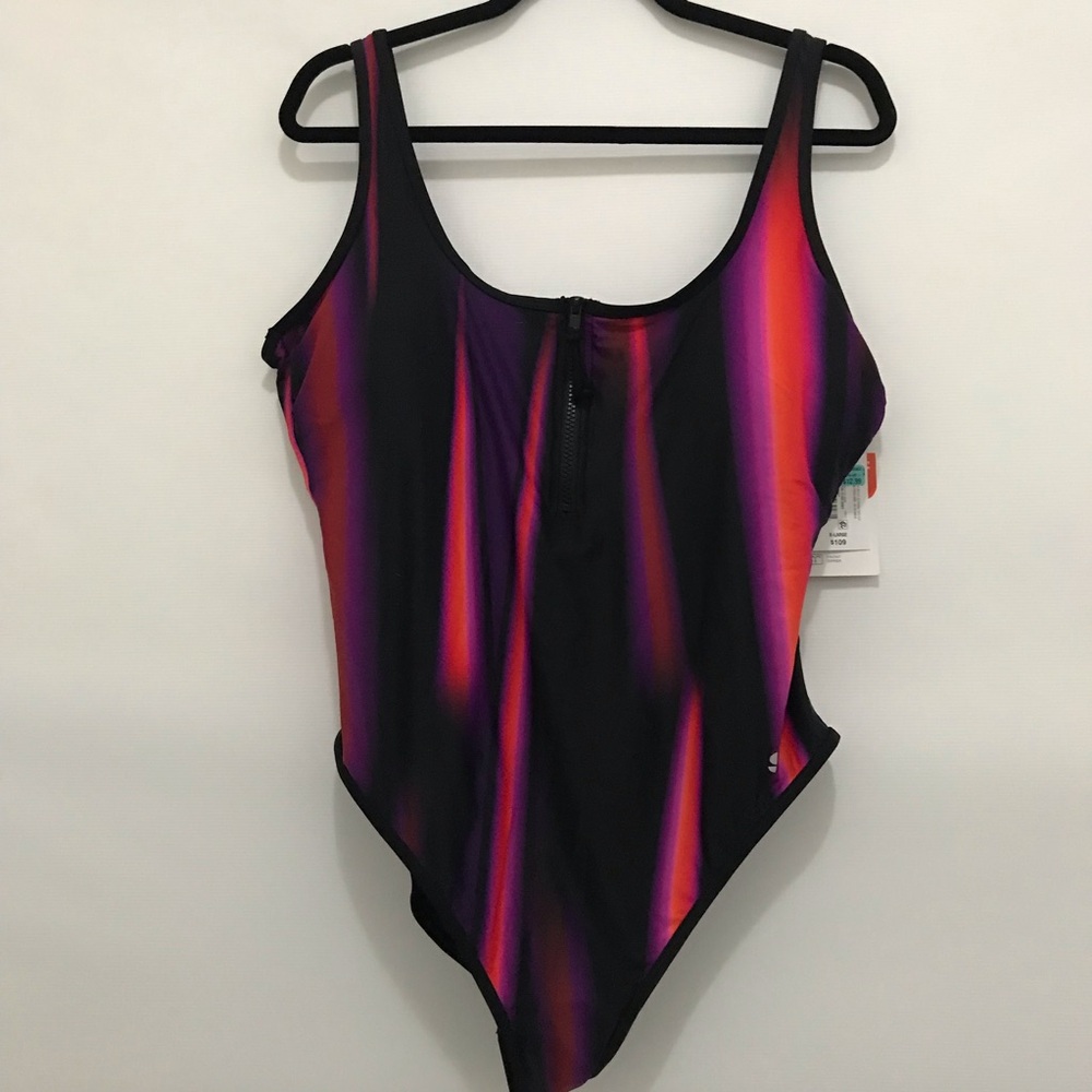 NWT Sport Illustrated Colorful One-Piece Swimsuit Size XL